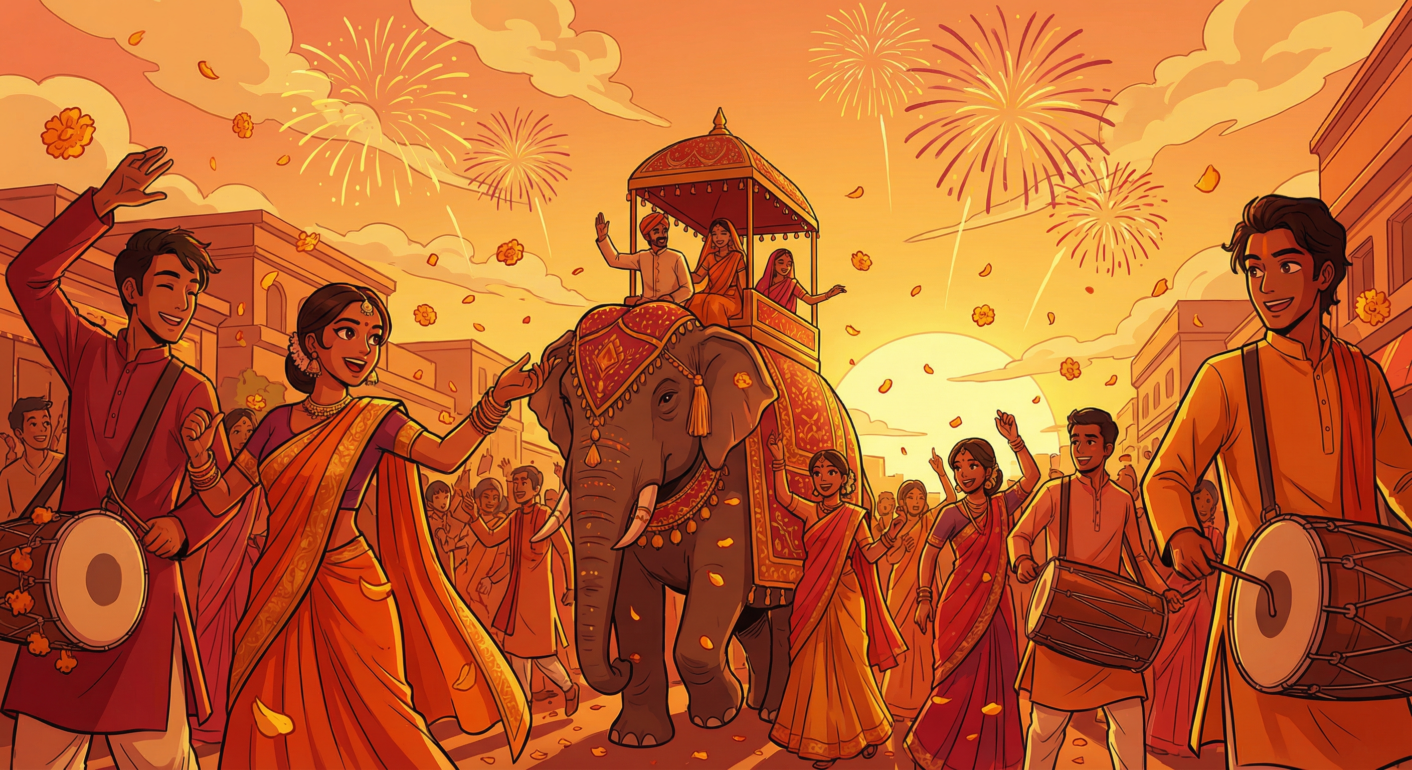 Indian wedding celebration 3